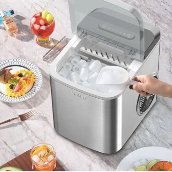 Παγομηχανή Επιτραπέζια 112W Sokany SK-03047 Ασημί Παγομηχανή Επιτραπέζια 112W Sokany SK-03047 Ασημί
