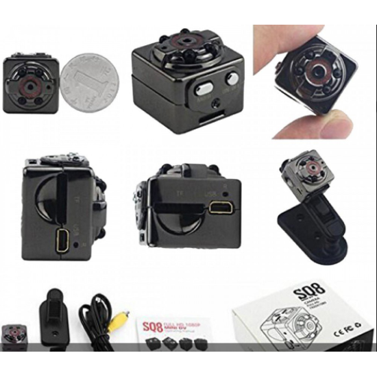 SUPER MINI DV FULL HD 1080P ΚΑΜΕΡΑ ΚΑΤΑΓΡΑΦΙΚΟ 12MP ΜΕ ΑΝΙΧΝΕΥΣΗ ΚΙΝΗΣΗΣ SQ8 SPY CAM OEM