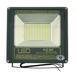 LED προβολέας super slim αδιάβροχος 50w 4.500lm Cool White 220V OEM
