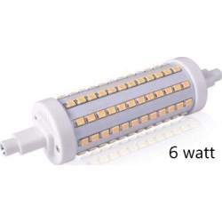 Λαμπτήρας led για προβολείς ιωδίνης R7s 78mm 6W 6000k ψυχρό λευκό φως δέσμης 360° ΟΕΜ