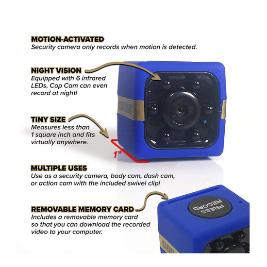 ΜΙΝΙ ΑΣΥΡΜΑΤΗ ΕΠΑΝΑΦΟΡΤΙΖΟΜΕΝΗ ΚΑΜΕΡΑ COP CAM ΟΕΜ ΜΙΝΙ ΑΣΥΡΜΑΤΗ ΕΠΑΝΑΦΟΡΤΙΖΟΜΕΝΗ ΚΑΜΕΡΑ COP CAM ΟΕΜ