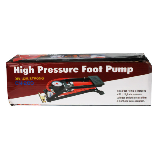 Τρόμπα αέρος ποδιού με μανόμετρο 100psi - 7bar ΟΕΜ Τρόμπα αέρος ποδιού με μανόμετρο 100psi - 7bar ΟΕΜ