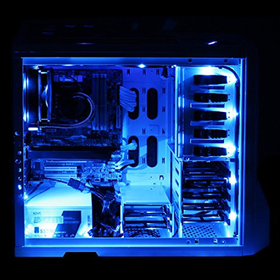 LED Ταινία RGB/Λευκή για το κουτί του Υπολογιστή 1m oem