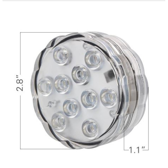 Φώς Τηλεχειριζόμενο RGB  LED  AA μπαταρίας OEM