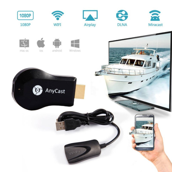 ANYCAST M4 PLUS ΑΣΥΡΜΑΤΟΣ ΠΡΟΣΑΡΜΟΓΕΑΣ ΤΗΛΕΟΡΑΣΗΣ ΟΕΜ