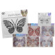 Αυτοκόλλητα Προσώπου Πεταλούδα Face Gems 17x17cm Carnavalista 232485