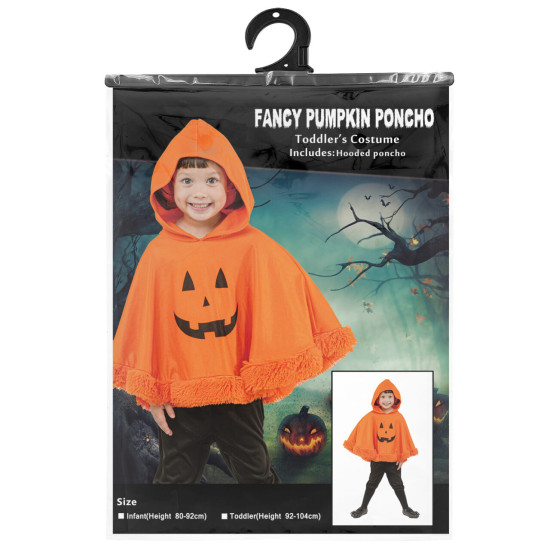 Στολή Μπεμπέ Πόντσο Κολοκύθα Halloween Carnavalista 232727