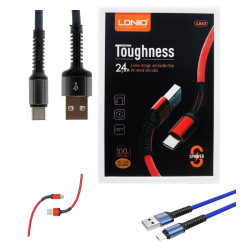 Ενισχυμένο Καλώδιο USB 2.0 σε Micro usb Fast Charging 2.4A