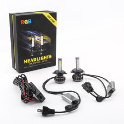LED Λάμπες 2ΤΜΧ- RGB 40W 6000LM H7 ΜΕ BLUETOOTH - ΟΕΜ