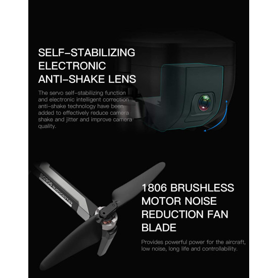 Beast SG906 5G 4K WiFi πτυσσόμενο FPV RC Drone RTF