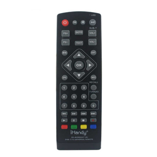 ΤΗΛΕΚΟΝΤΡΟΛ IHANDY DTT UNIVERSAL REMOTE