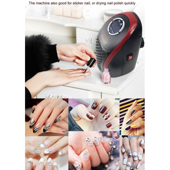 Μίνι φορητό ηλεκτρικό αερόθερμο 400W με τηλεκοντρόλ ΟΕΜ