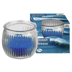 Κερί Ocean Breeze σε Βάζο 21h, 85gr Net, 7x6,5cm Homie 57479