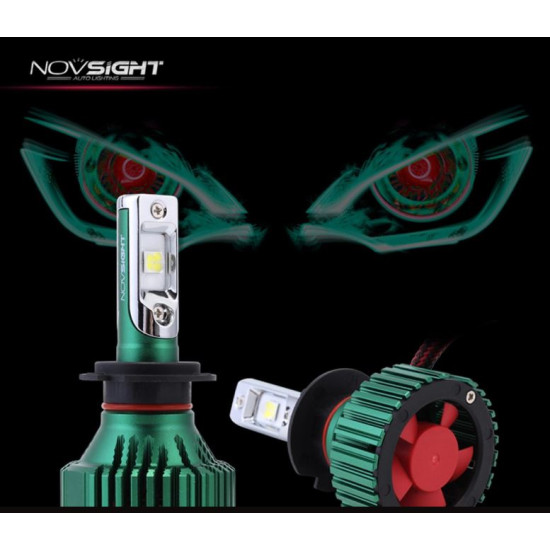 LED Λάμπες H7 | 9-32V IP65 2ΤΜΧ 30W 8000LM  6500K A384 N8 NOVSIGHT