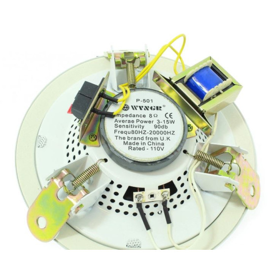 Ηχείο οροφής 15W 110V λευκό P-501 WVNGR