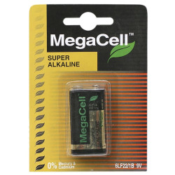 Μπαταρίες Αλκαλικές 9V * MegaCell