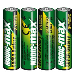 Μπαταρίες Απλές Μινιόν AA * MegaCell MC-R6-4S