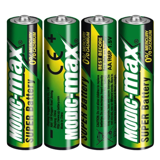 Μπαταρίες Απλές Μινιόν AA * MegaCell MC-R6-4S