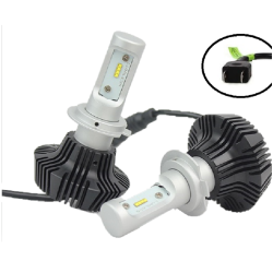 LED Λάμπες 2ΤΜΧ Η7 | Με Philips Chip LED 50W 8000LM - OEM