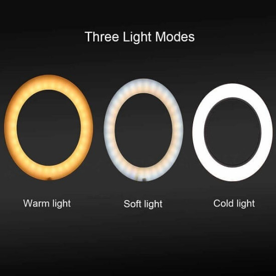 Φωτιστικό Δαχτυλίδι 16cm Ring Lamp Light LED 180-200 lux (4157) ΟΕΜ