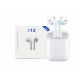 Ασύρματα Ακουστικά Earbuds Bluetooth v5 i12 TWS Wireless Touch OEM