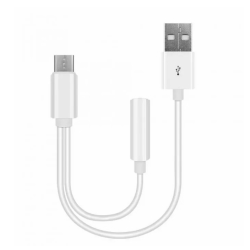 KY-137 Αντάπτορας Type-c Male σε 3.5mm AUX Female και USB Male Adapter