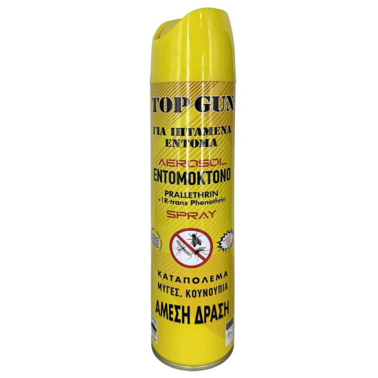 Εντομοκτόνο Spray top gun 300ml Top Gun