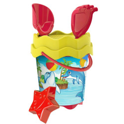 Κουβαδάκι Δελφίνια φ17cm σετ=5 τεμ ø17cm SummerTiempo 622989