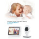 Ασύρματη κάμερα μωρού με οθόνη 7 ιντσών LCD και νυχτερινή λήψη