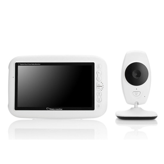 Ασύρματη κάμερα μωρού με οθόνη 7 ιντσών LCD και νυχτερινή λήψη