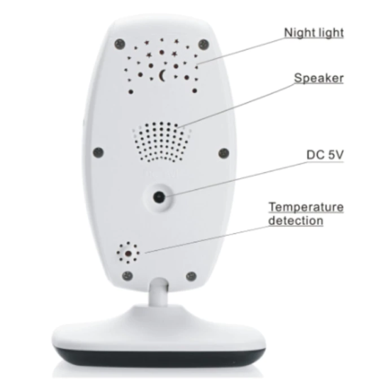 Ασύρματη κάμερα μωρού με οθόνη 7 ιντσών LCD και νυχτερινή λήψη