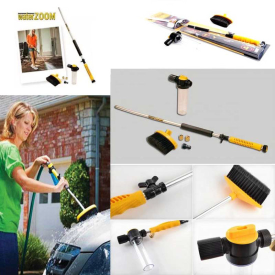 Water Zoom - Πιεστικό Πιστόλι Νερού - Πλυσίματος για κοινά Λάστιχα Κήπου