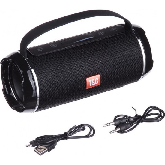 Φορητό αδιάβροχο Ηχείο Bluetooth T&G TG-116 Μαύρο