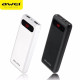 Awei power bank P70K 20000 mAh Με 2 USB Ένδειξη Οθόνης LCD Μαύρο