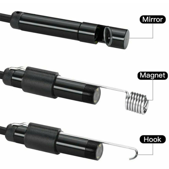 Ενδοσκοπική Κάμερα 5 Μέτρων με Διασύνδεση MicroUSB / USB / Type-C