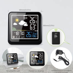 Ασύρματος Σταθμός Καιρού με Εξωτερικό Αισθητήρα Baldr – Μαύρο