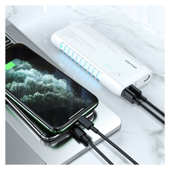 Awei P18K powerbank και λαμπτήρα με ακτίνες UV για απολύμανση συσκευών. Awei P18K powerbank και λαμπτήρα με ακτίνες UV για απολύμανση συσκευών.