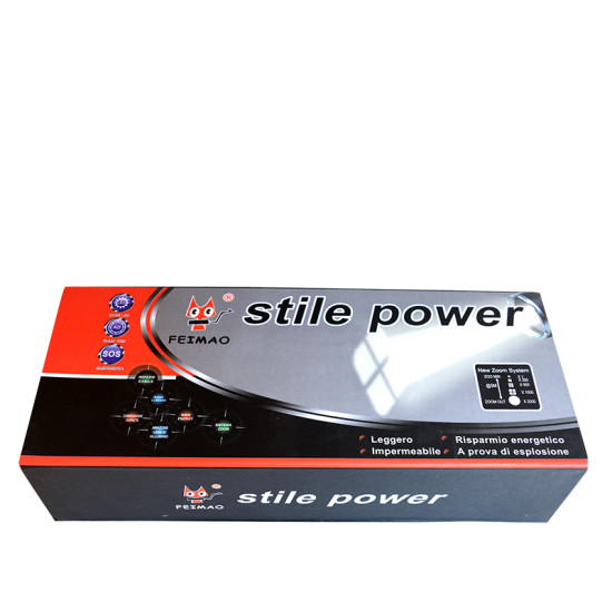 Υπέρ υψηλής φωτεινότητας επαναφορτιζόμενος φακός CREE LED OEM.