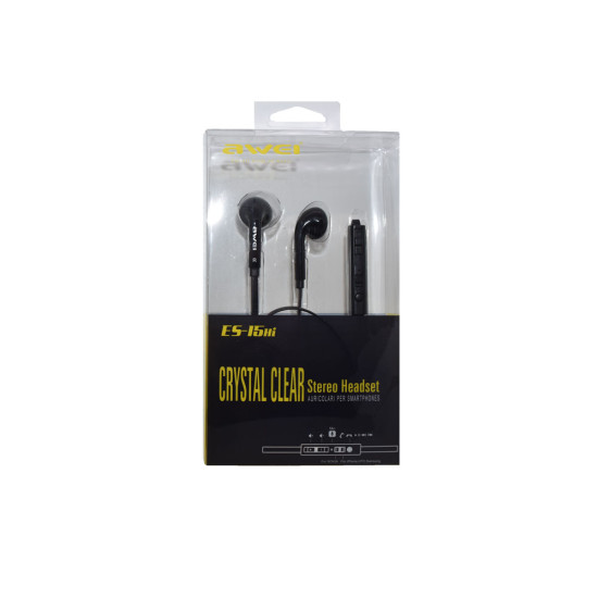 Ακουστικά Hands Free Awei ES-15Hi - Μαύρο