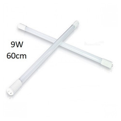 Λαμπτήρας LED T8 τύπου φθορίου 60cm 9W 1x άκρο τροφοδοσίας 100-265V 850lm A+ ψυχρό λευκό 6400Κ