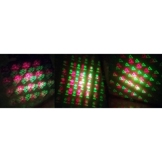 Projector Laser Stage DJ Green-Red 100/50mW Φωτορυθμικό SunSky