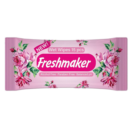 Υγρά Μαντηλάκια Freshmaker Flower πακ=15τεμ 4teen4ty 25137