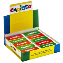 Γόμα Λευκή Carioca κυτ=20τεμ Carioca 40150