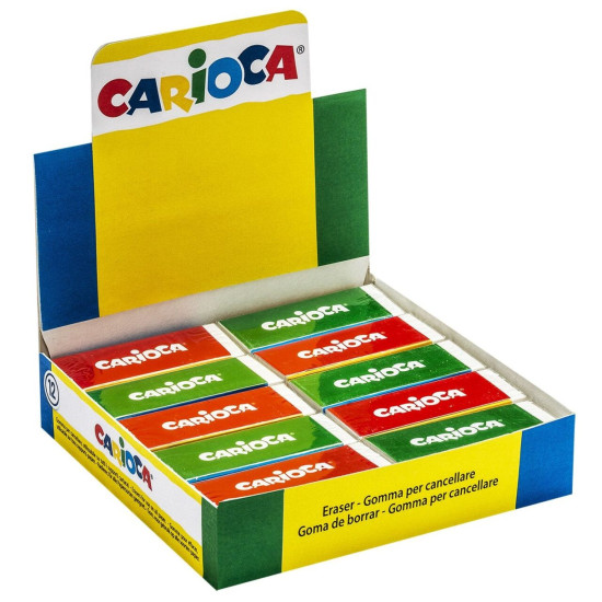Γόμα Λευκή Carioca κυτ=20τεμ Carioca 40150