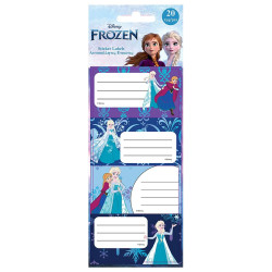 Ετικέτες Frozen σετ=5 Φύλλα 20 Ετικέτες Disney