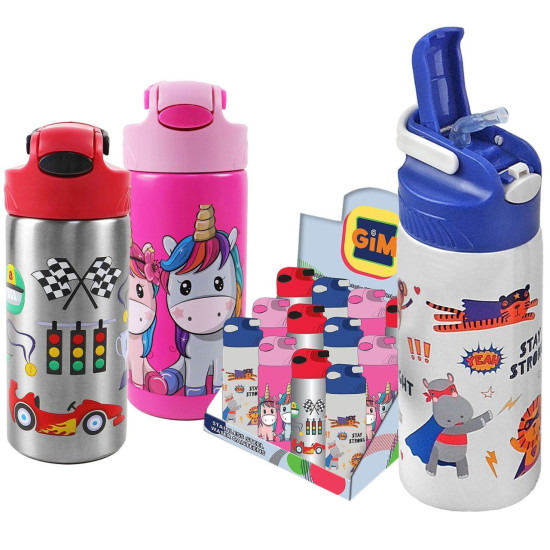 Παγούρι Μεταλλικό Gim 18x7cm 500ml Gim
