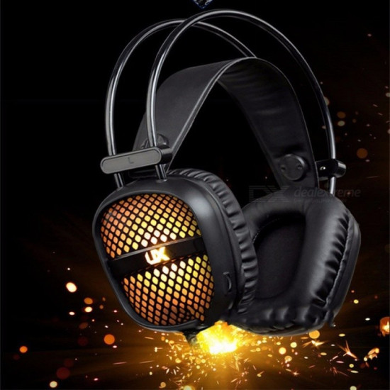 Ακουστικά Gaming 3,5 mm E-Sport Headphones με μικρόφωνο LED RGB The Engineer A2- Black