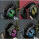 Ακουστικά Gaming 3,5 mm E-Sport Headphones με μικρόφωνο LED RGB The Engineer A2- Black