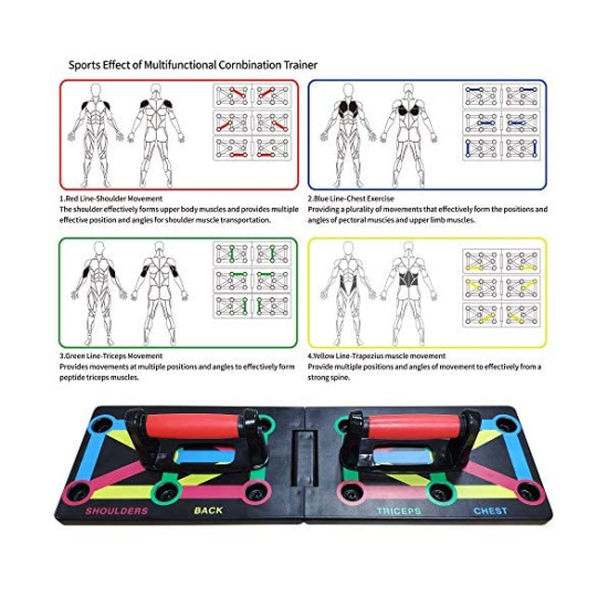 ΑΝΑΔΙΠΛΟΥΜΕΝΗ ΣΑΝΙΔΑ PUSH UPS ΜΕ ΛΑΒΕΣ - FOLDABLE PUSH UP BOARD