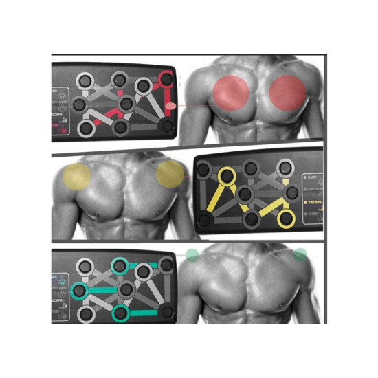 ΑΝΑΔΙΠΛΟΥΜΕΝΗ ΣΑΝΙΔΑ PUSH UPS ΜΕ ΛΑΒΕΣ - FOLDABLE PUSH UP BOARD